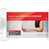 Aero Healthcare AEROBAND Cotton Calico Triangular Bandage 96 x 96 x 137cm Bag/10